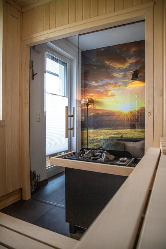 Penthouse Wohnung mit Terrasse & Sauna - Wildecker Ferienbutze in Wildeck