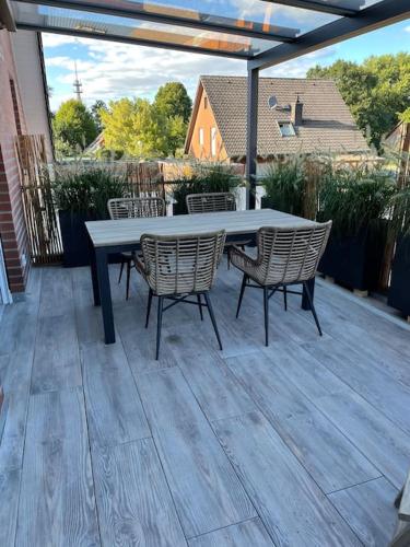 陽台/露台, Excl. Maisonette Ferienwohnung in 科埃斯費爾德