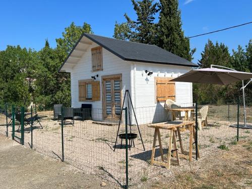 Tiny-House Chalet Al måjhinete gîte à louer Lodève