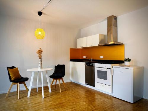 廚房, Stadthaus Neckarsulm serviced apartments - Stadthaus Schrade in 內卡爾蘇爾姆