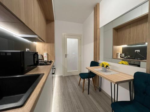 Bếp, Perfect Host Palas Studio Central in Iasi