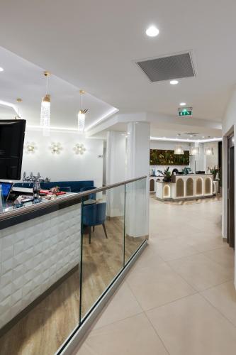Lobby, Hotel Saint Christophe in Calvi