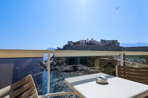 Balcony/terrace, Hotel Saint Christophe in Calvi