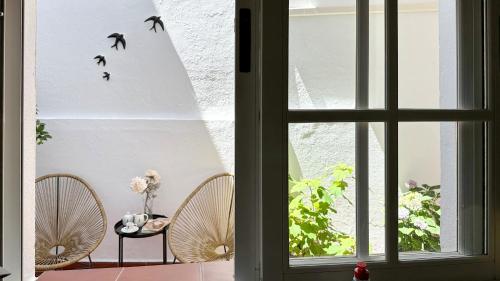 balkon/terras, Casa Rural Las Camelias in Herrera Del Duque