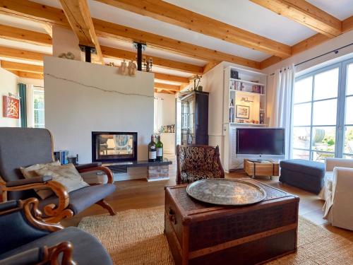 Facilities, Fachwerkhauser Seedorf - Villa "Johanna Maria" mit Kamin, Sauna, Terrasse, Wasserblick in Altensien