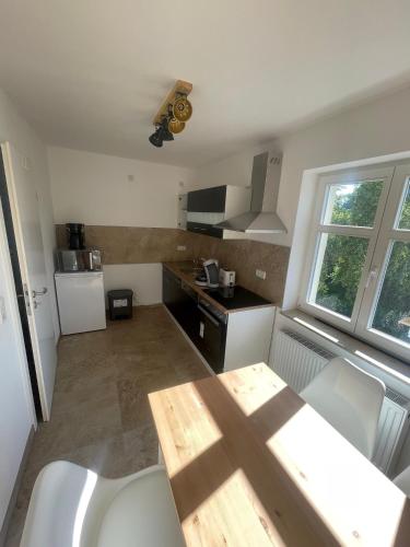 مطبخ, Ferienwohnung-Elbland in Coswig