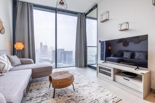 Sobha Hartland Waves I 1 Bedroom Apartment I Burj Khalifa View, Дубай (фото 4)