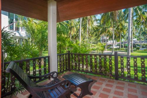 陽台/露台, 蘇梅島阿姆度假村 (Am Samui Resort) in 達靈巖