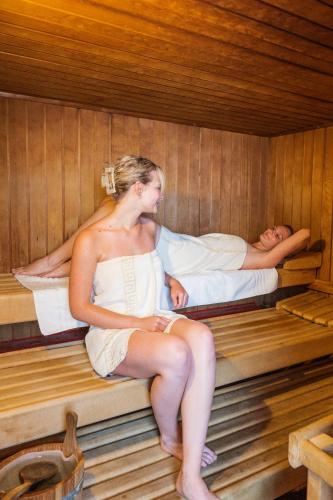 Sauna, Hotel Christel in Heimbuchenthal