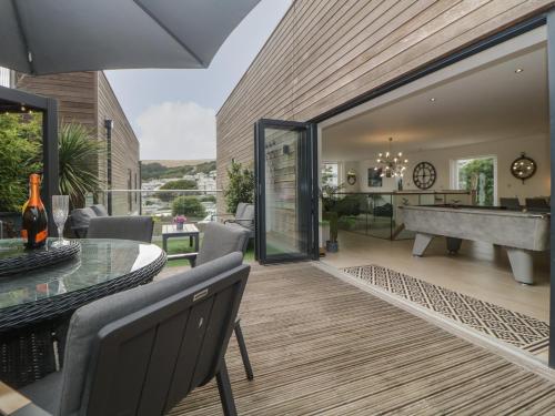 A szálláshely kívülről, 12 Beachdown in Bigbury