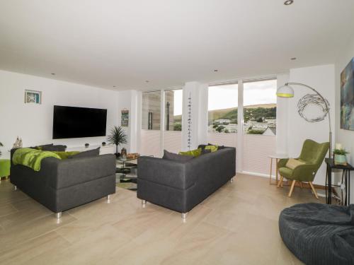 A szálláshely kívülről, 12 Beachdown in Bigbury