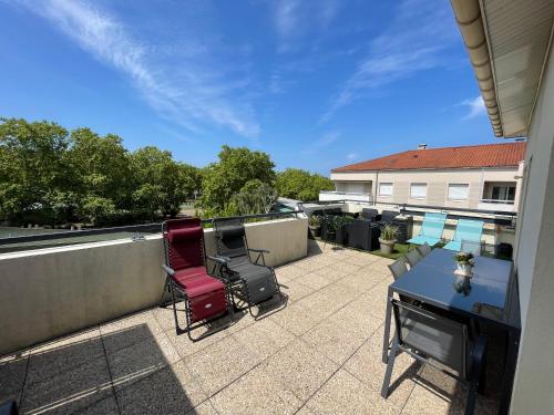 BnGo I Immense RoofTop Lyon I 2 chambres, 2 places parkings, 2 immenses terrasses, 8 personnes, Lyon (fotografie 9)