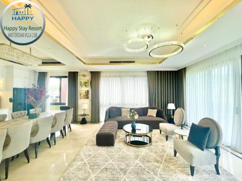 Amsterdam Villa - Happy Stay Resort có công viên nước Tropicana Park và suối khoáng nóng Minera Bình Châu
