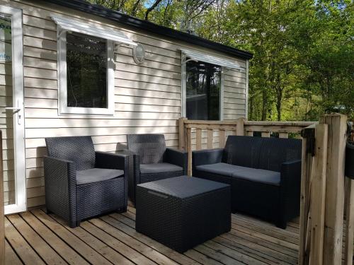 Mobilhome 6 places dans camping 4* Finistère Sud