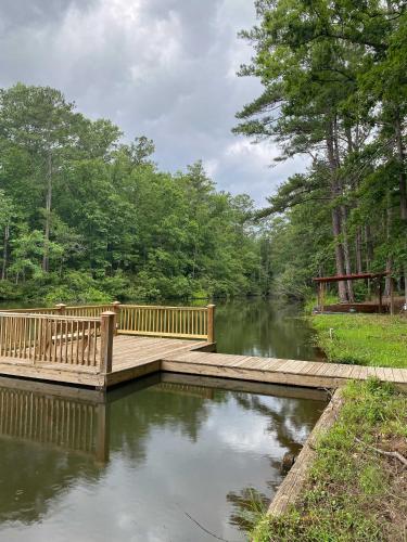 Lakefront Hamilton Cabin with Dock and Fire Pit!