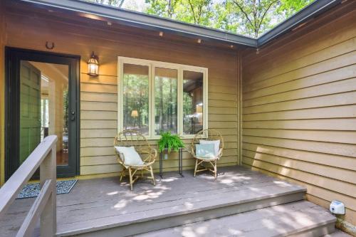 Lakefront Hamilton Cabin with Dock and Fire Pit!