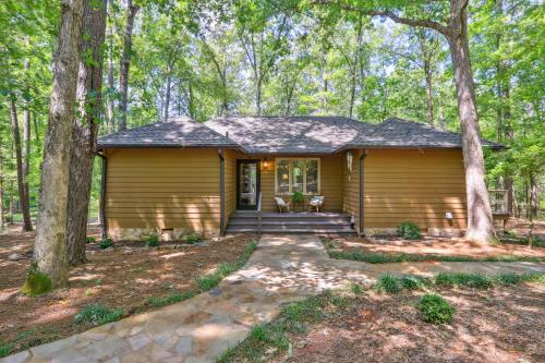 Lakefront Hamilton Cabin with Dock and Fire Pit!