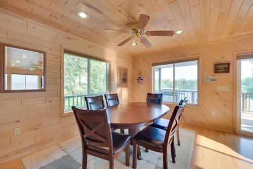 Lakefront Birchwood House with Deck and Fire Pit! in Birchwood, USA
