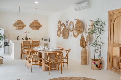 Kitchen, Bohemian Jogja Villas with Private Pool in Sinduadi