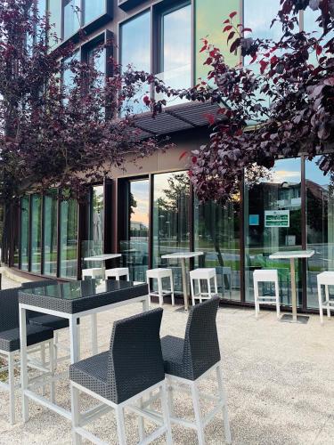 ระเบียง/ชานเรือน, Sercotel Jardines de Uleta Suites in บิตอเรีย