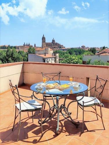Kilátás, Hotel Ele Puente Romano de Salamanca in Salamanca városközpont