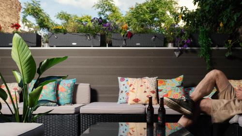 Garden, Pfefferbett Hostel Berlin in Prenzlauer Berg