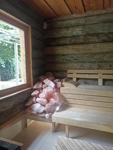 Sauna, Appartement Kastelo Teraso in Zalacsany