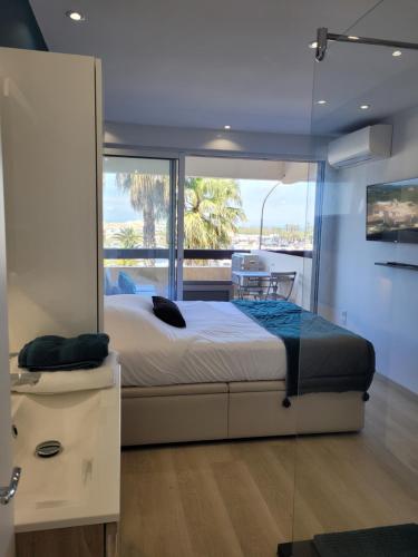 View, Studio Blue Marina Luxe - Port Nature - Village Naturiste in Agde