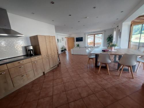 Konyha, Apartment Traumblick in Unterammergau