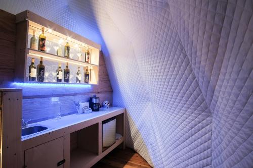 Kitchen, Casa Domo Glamping by BajaHomeStays in Ensenada