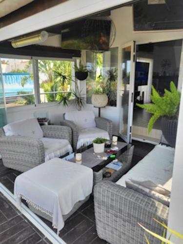 Balcony/terrace, Villa Coma in Campusos