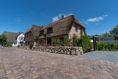 A szálláshely kívülről, Bärbels Hüs (Barbels Hus) in Nieblum