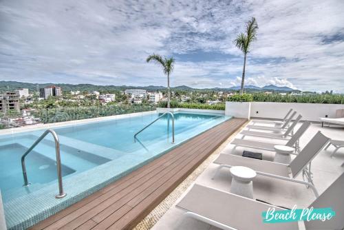 Pavilion 2BR Golden Zone - 1 Block to Beach in Bucerías, Mexico