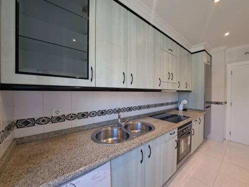 Panxón, a unos metros de la playa.