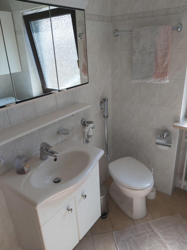 浴室, Ferienwohnung im Molsbachtal in 哈普爾格
