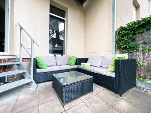 Rõdu/terrass, Gemütliche Ferienwohnung fußläufig am Markkleeberger See (Gemutliche Ferienwohnung fußlaufig am Markkleeberger See) in Markkleeberg