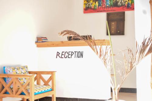 Lobby, Uhuru Hotel & restaurant in Zanzibar