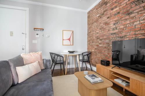 East Village 2br w balcony wd nr subway NYC-1191 in New York, USA