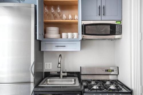 East Village 2br w balcony wd nr subway NYC-1191 in New York, USA