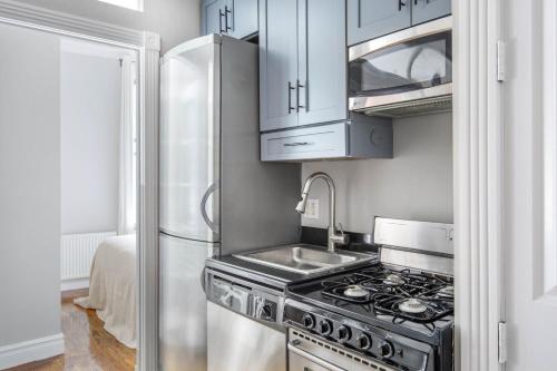 East Village 2br w balcony wd nr subway NYC-1191 in New York, USA