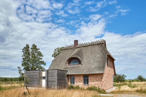 Reetdorf Geltinger Birk Atelierhaus Mooreiche in Nieby, Deutschland