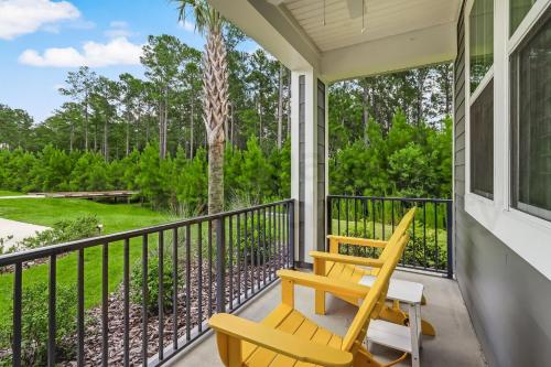 balkon/terras, 632 Palmetto Place - Wildlight home in Yulee