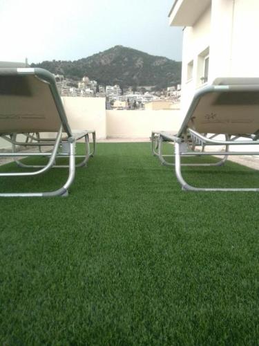 Roof garden studio in Kavala