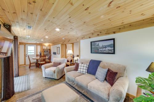 Waterfront Monticello Home w/ Fire Pit & Deck! in Monticello (IN)