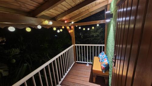 View, Kalinao - Bungalow chic en nature in Les Abymes