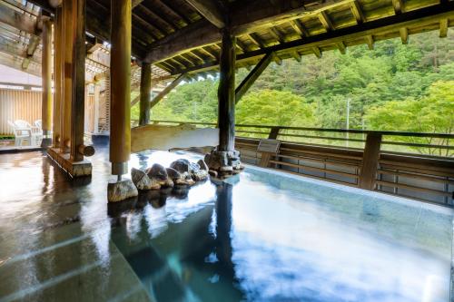 Открытая купальня, Shinappi Onsen Seiryukaku in Хатимантаи