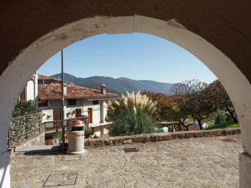 Traditional Apartment in Poffabro with Fireplace