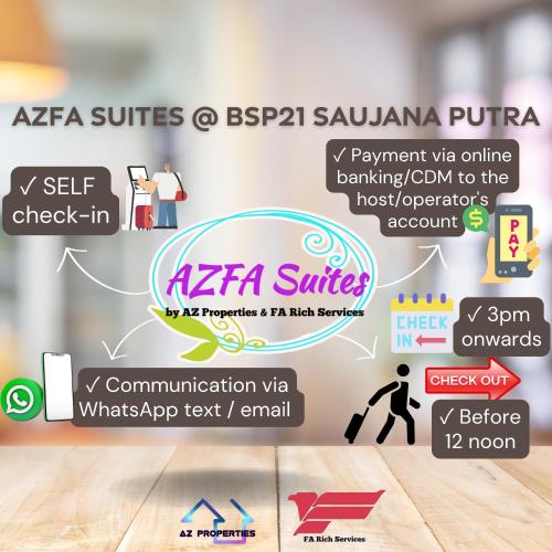 Bandar Saujana Putra BSP 21 AZFA Suite [FREE WiFi]