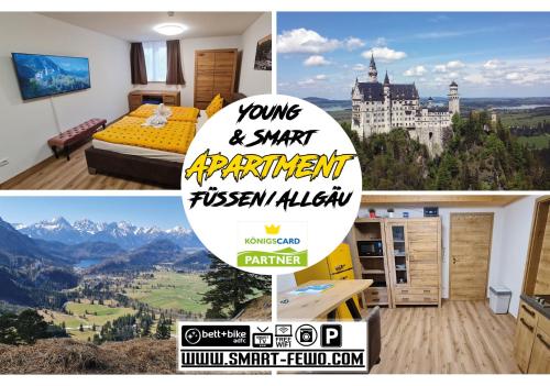 Young & Smart-Apartment inkl Königscard in Füssen Allgäu unweit Neuschwanstein