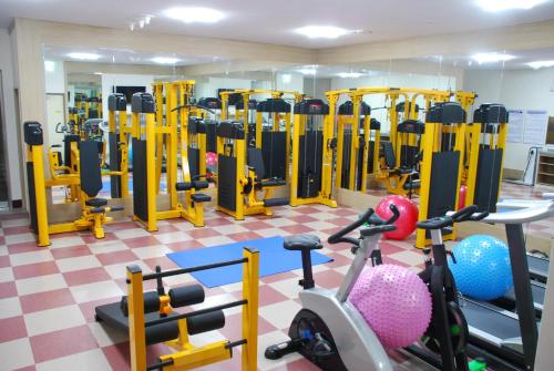 Fitness center, Beverly Hills Suite Residence in Jangpyeong-dong